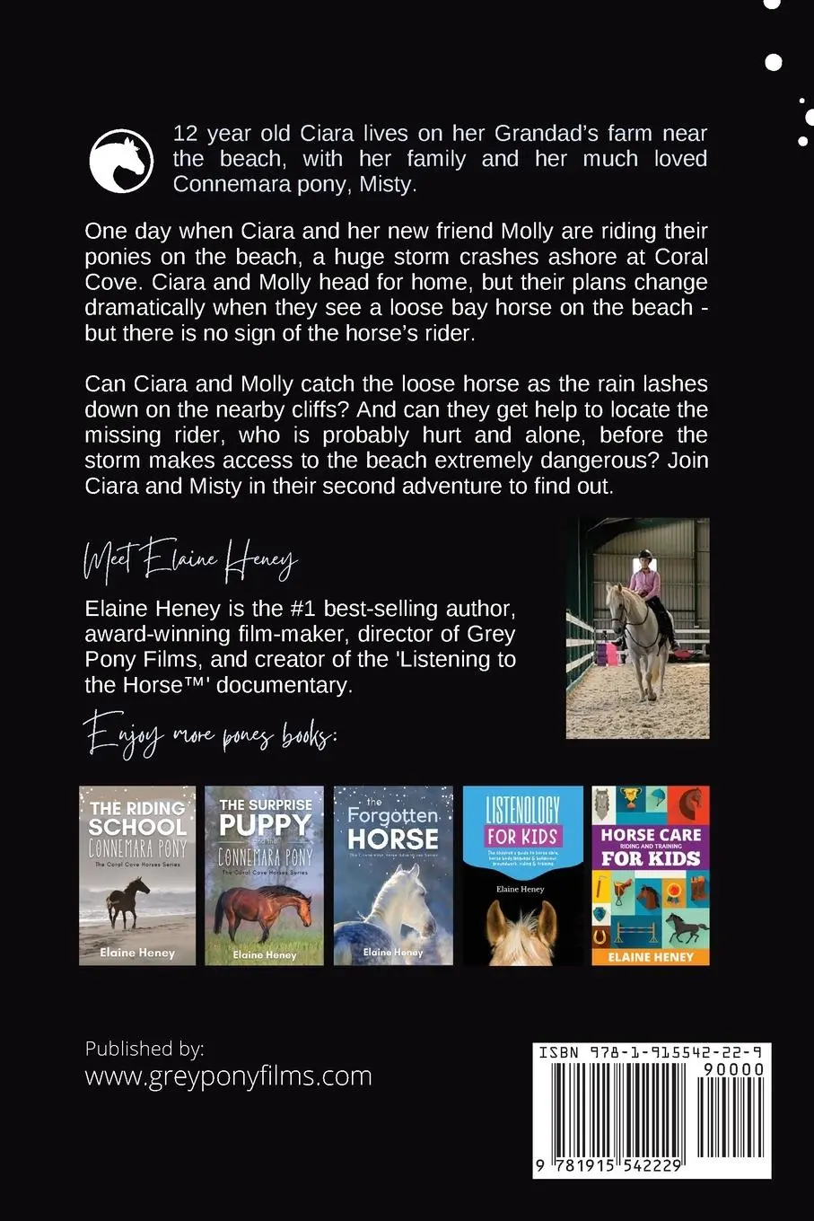 Rückseite: 9781915542229 | The Storm and the Connemara Pony - The Coral Cove Horses Series | Buch