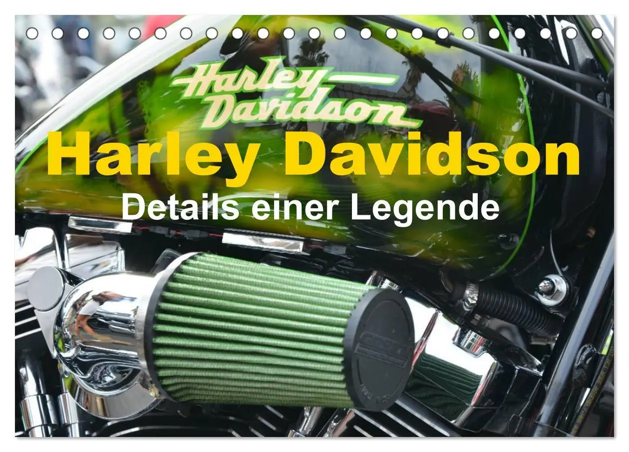 Cover: 9783457972229 | Harley Davidson - Details einer Legende (Tischkalender 2026 DIN A5...