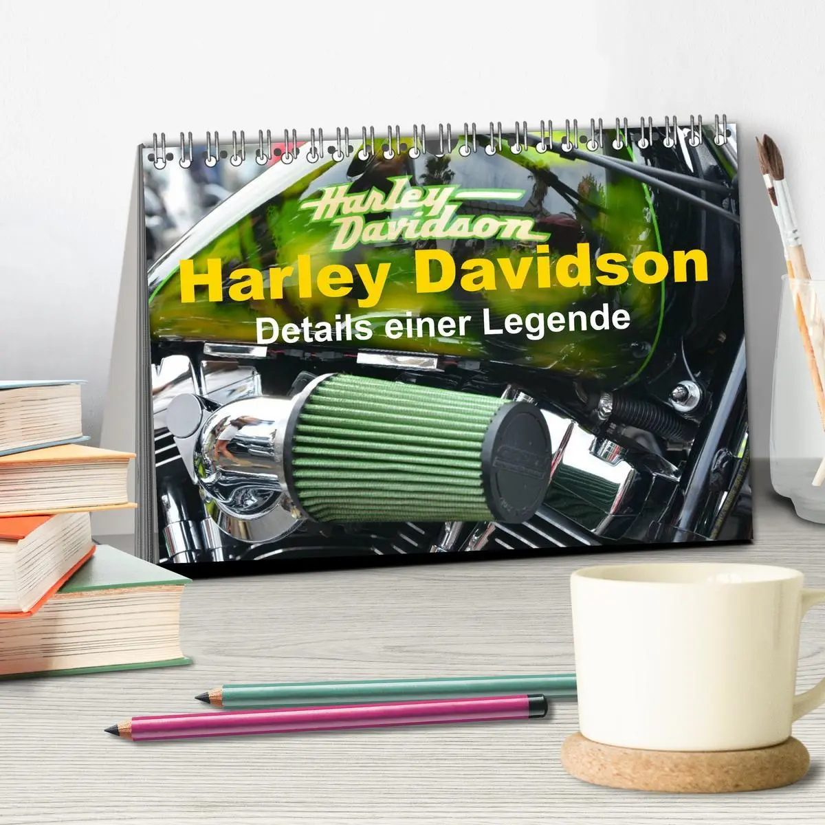 Bild: 9783457972229 | Harley Davidson - Details einer Legende (Tischkalender 2026 DIN A5...
