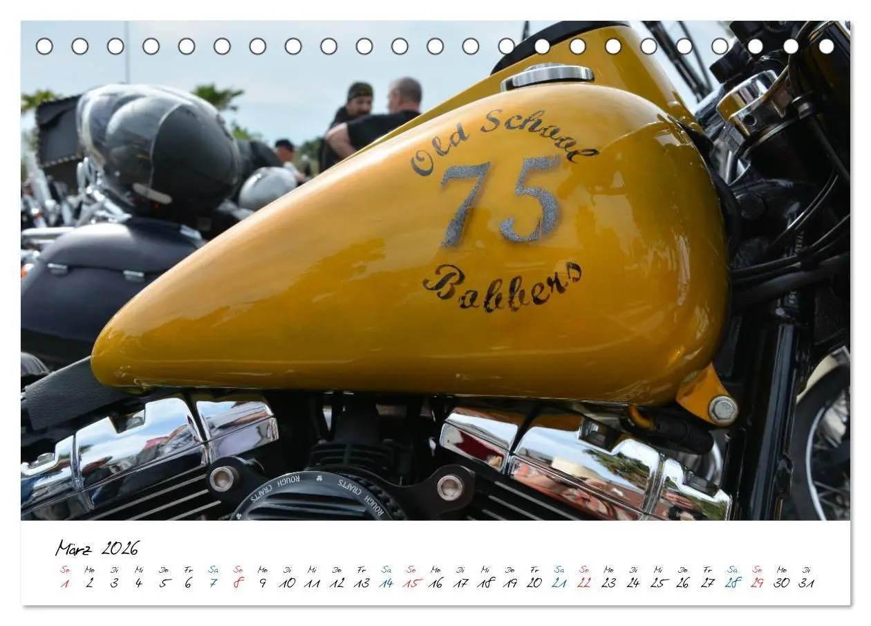 Bild: 9783457972229 | Harley Davidson - Details einer Legende (Tischkalender 2026 DIN A5...
