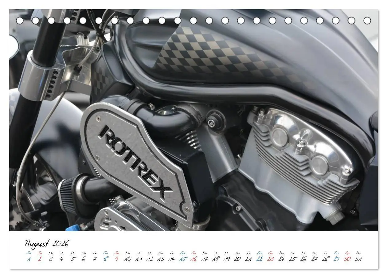 Bild: 9783457972229 | Harley Davidson - Details einer Legende (Tischkalender 2026 DIN A5...