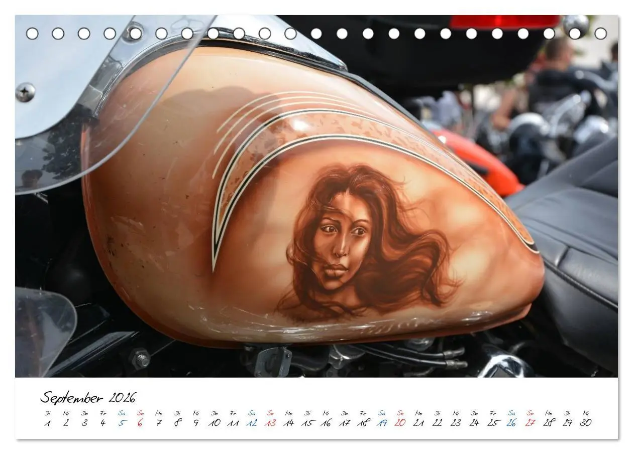 Bild: 9783457972229 | Harley Davidson - Details einer Legende (Tischkalender 2026 DIN A5...