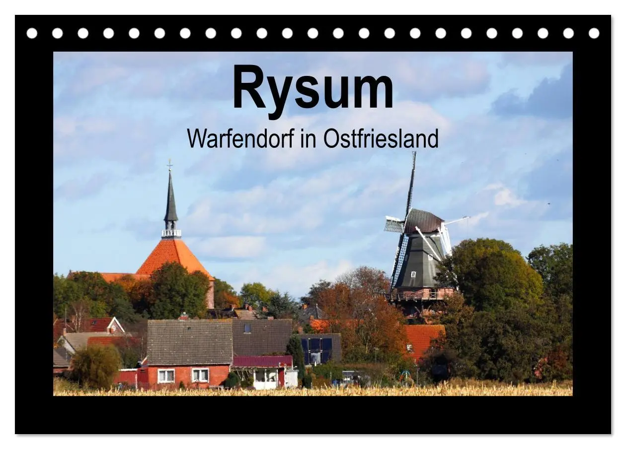 Cover: 9783516122329 | Rysum - Warfendorf in Ostfriesland (Tischkalender 2026 DIN A5...