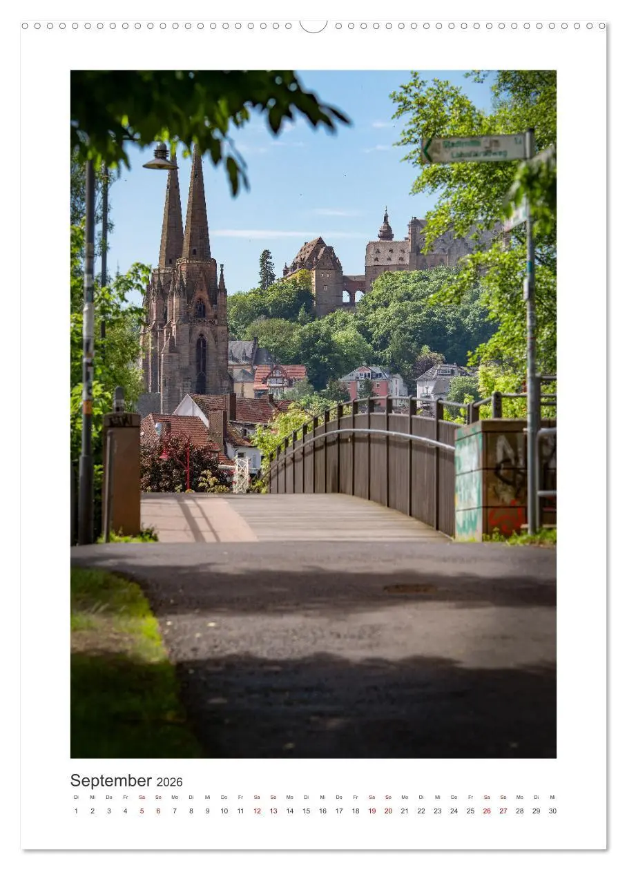 Bild: 9783516362329 | Mein Marburg (Wandkalender 2026 DIN A2 hoch), CALVENDO Monatskalender