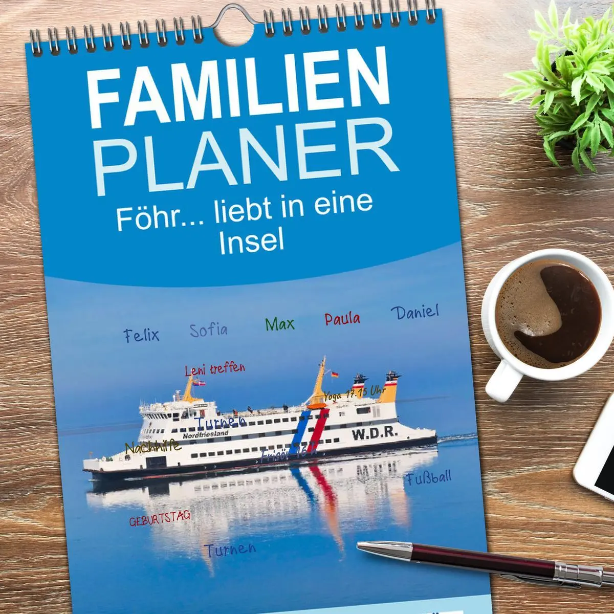 Bild: 9783516502329 | Familienplaner 2026 - Föhr... liebt in eine Insel mit 5 Spalten...