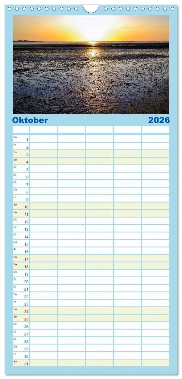 Bild: 9783516502329 | Familienplaner 2026 - Föhr... liebt in eine Insel mit 5 Spalten...