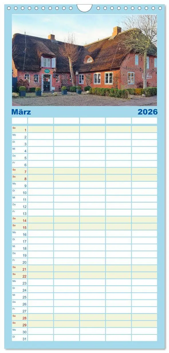 Bild: 9783516502329 | Familienplaner 2026 - Föhr... liebt in eine Insel mit 5 Spalten...