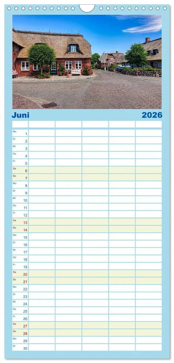 Bild: 9783516502329 | Familienplaner 2026 - Föhr... liebt in eine Insel mit 5 Spalten...