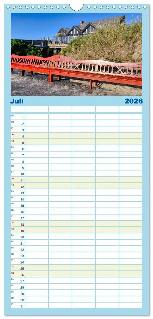 Bild: 9783516502329 | Familienplaner 2026 - Föhr... liebt in eine Insel mit 5 Spalten...
