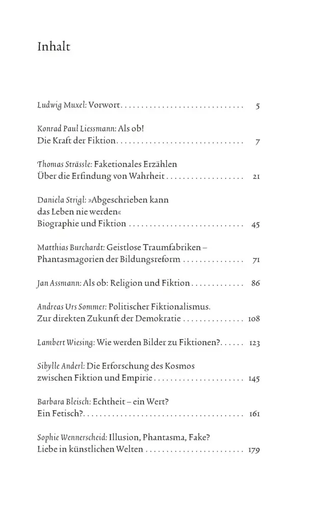 Bild: 9783552072329 | Als ob! | Die Kraft der Fiktion | Konrad Paul Liessmann | Taschenbuch