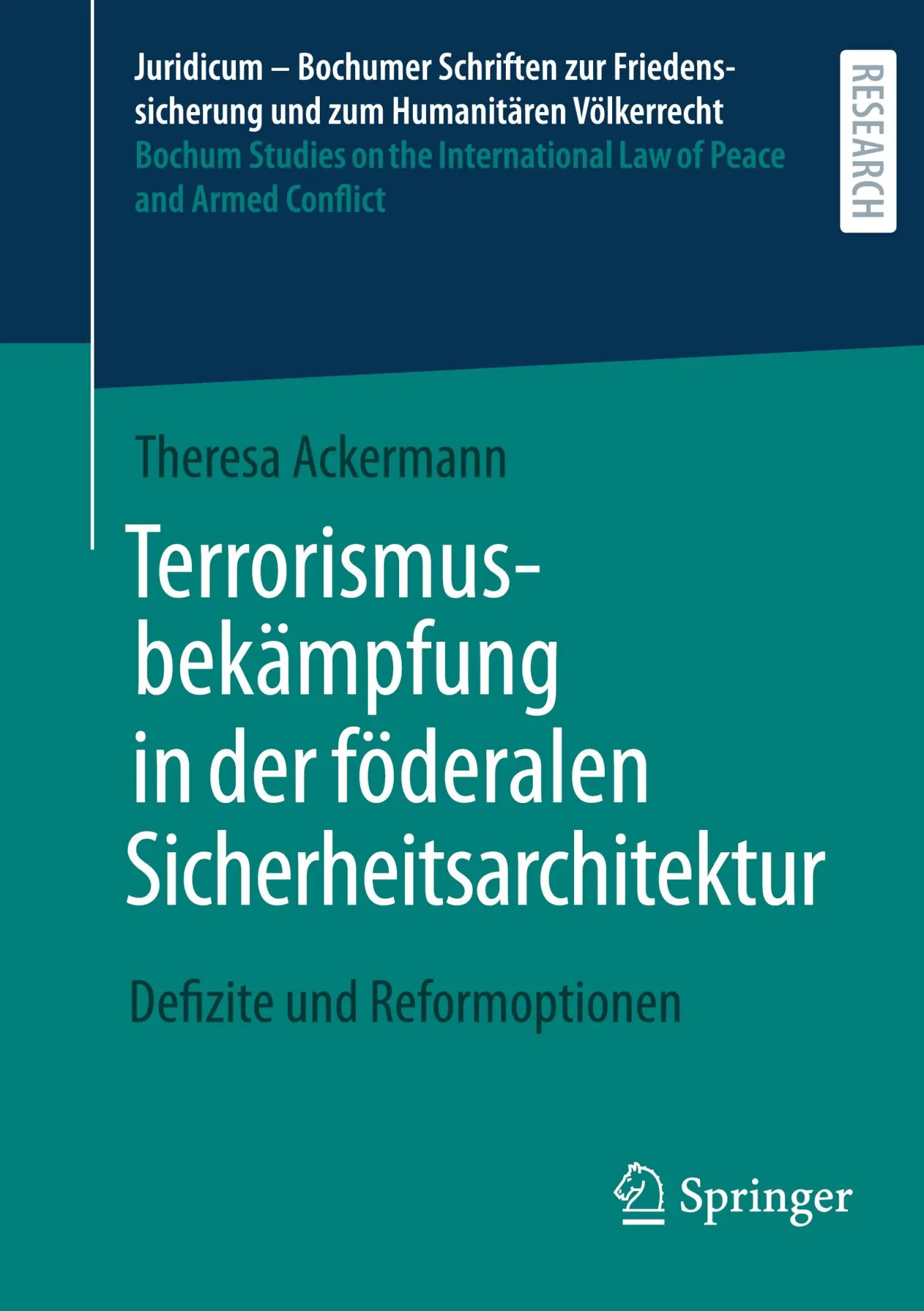 Cover: 9783662722329 | Terrorismusbekämpfung in der föderalen Sicherheitsarchitektur | Buch