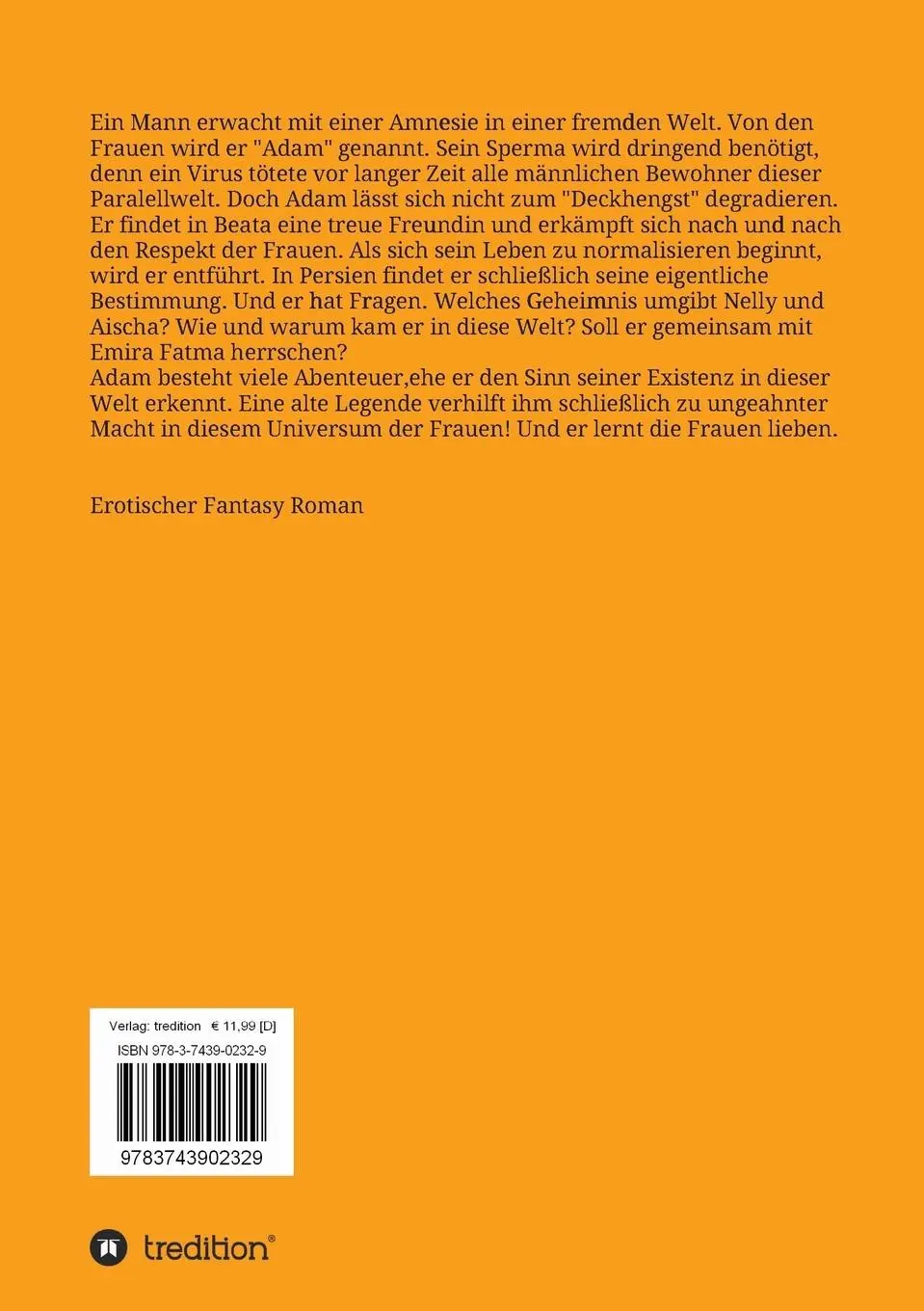 Rückseite: 9783743902329 | Universum der Frauen | Erotischer Fantasy Roman | Volker Groh | Buch