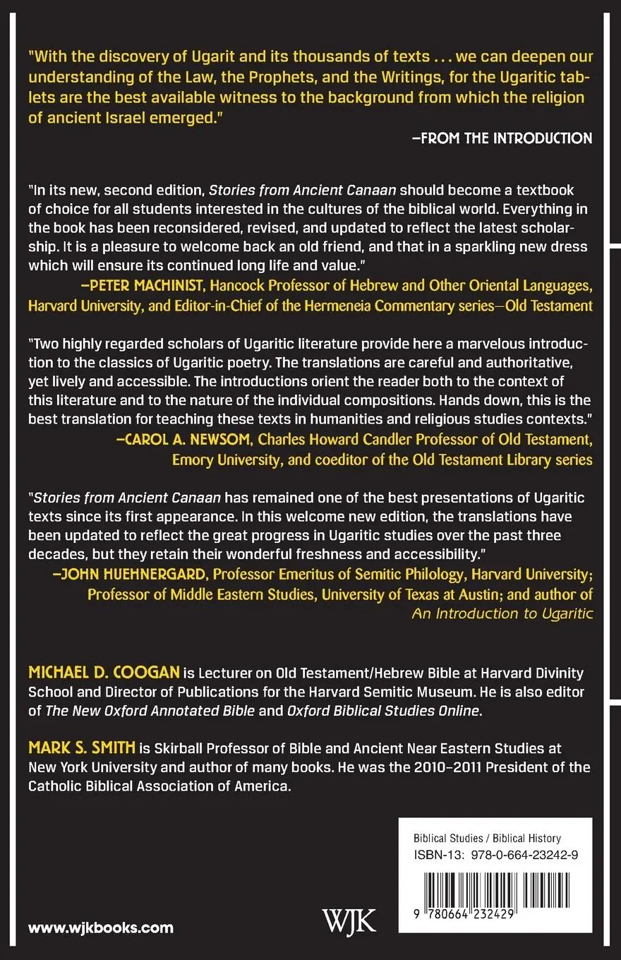 Rückseite: 9780664232429 | Stories from Ancient Canaan | Michael D. Coogan (u. a.) | Taschenbuch