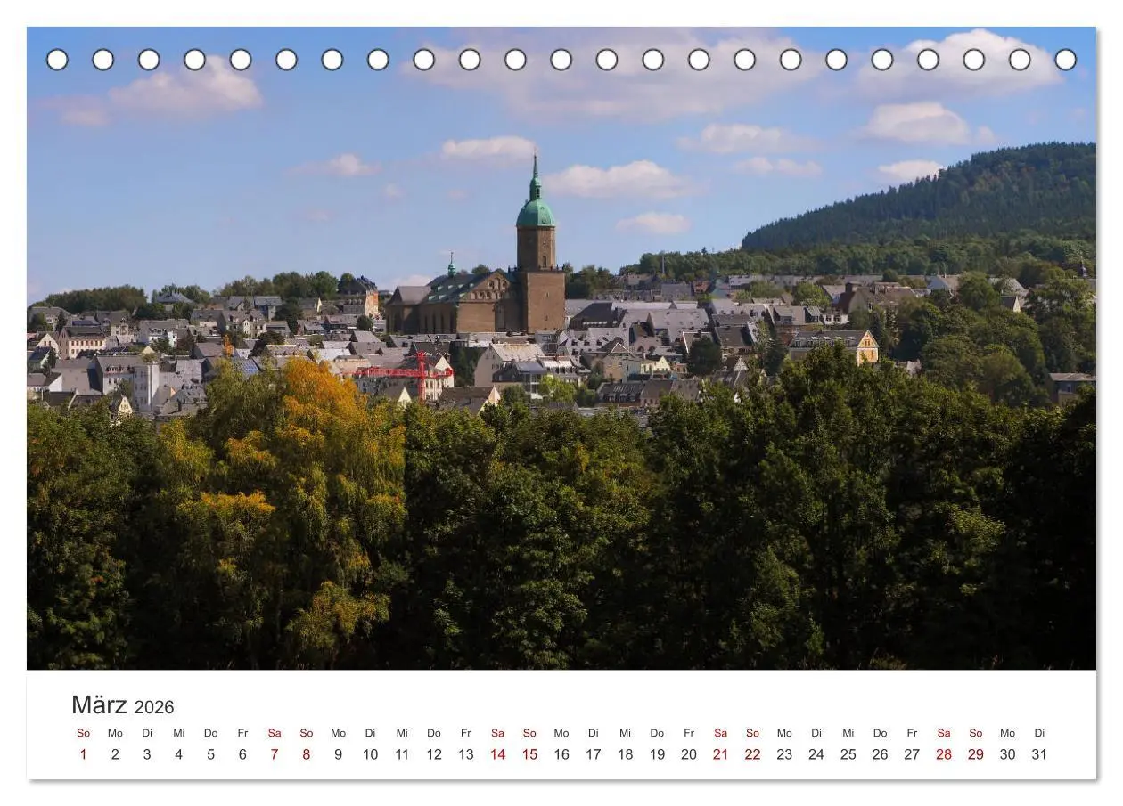 Bild: 9783457882429 | Annaberg - Hauptstadt des Erzgebirges (Tischkalender 2026 DIN A5...