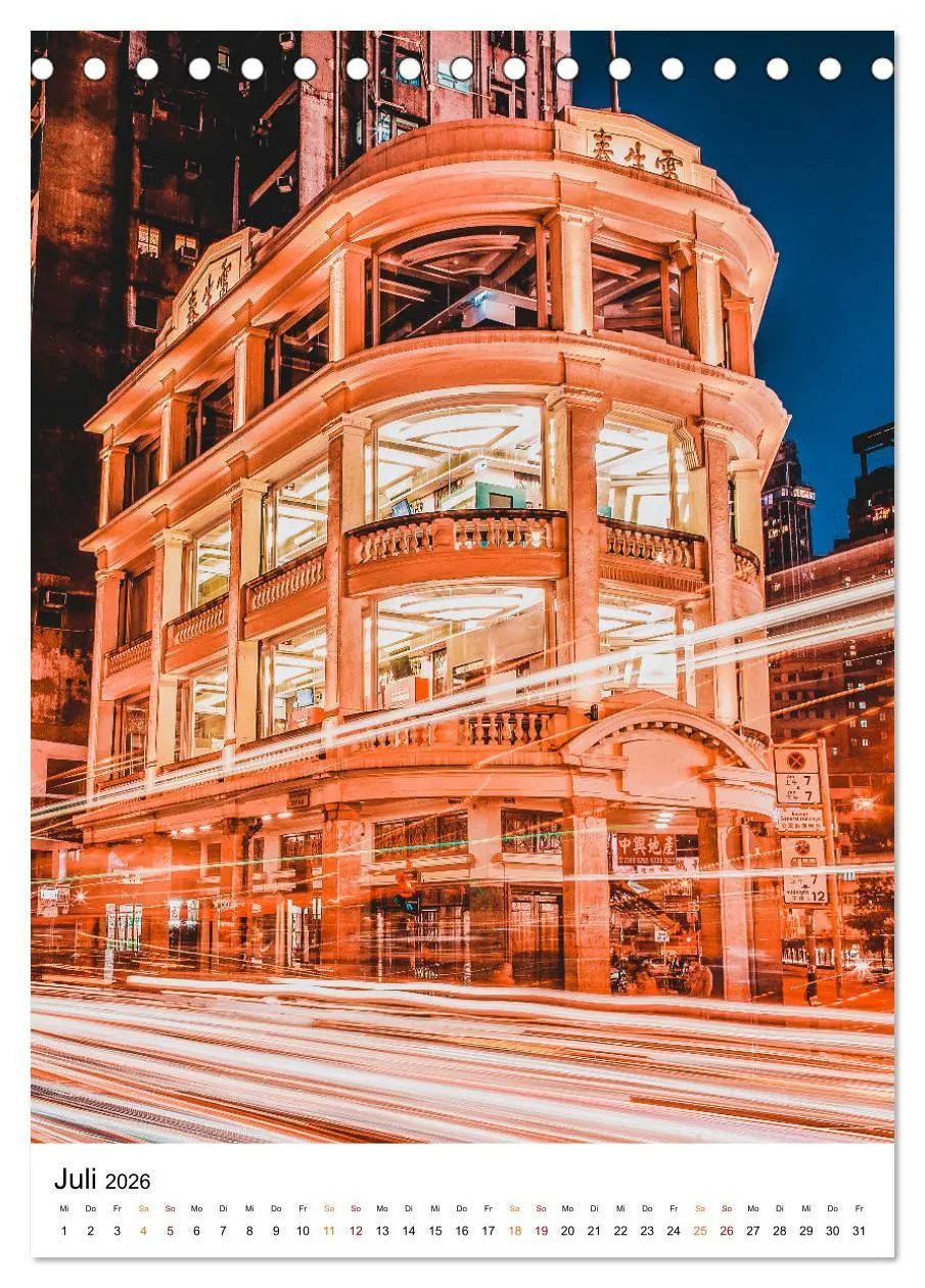 Bild: 9783516352429 | Hongkong Street live (Tischkalender 2026 DIN A5 hoch), CALVENDO...