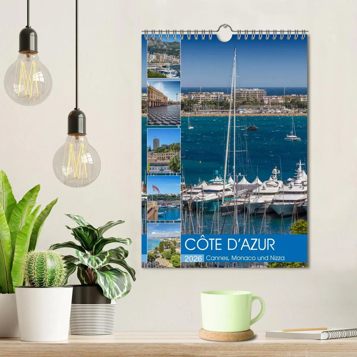 Bild: 9783516422429 | CÔTE D'AZUR Cannes, Monaco und Nizza (Wandkalender 2026 DIN A4...
