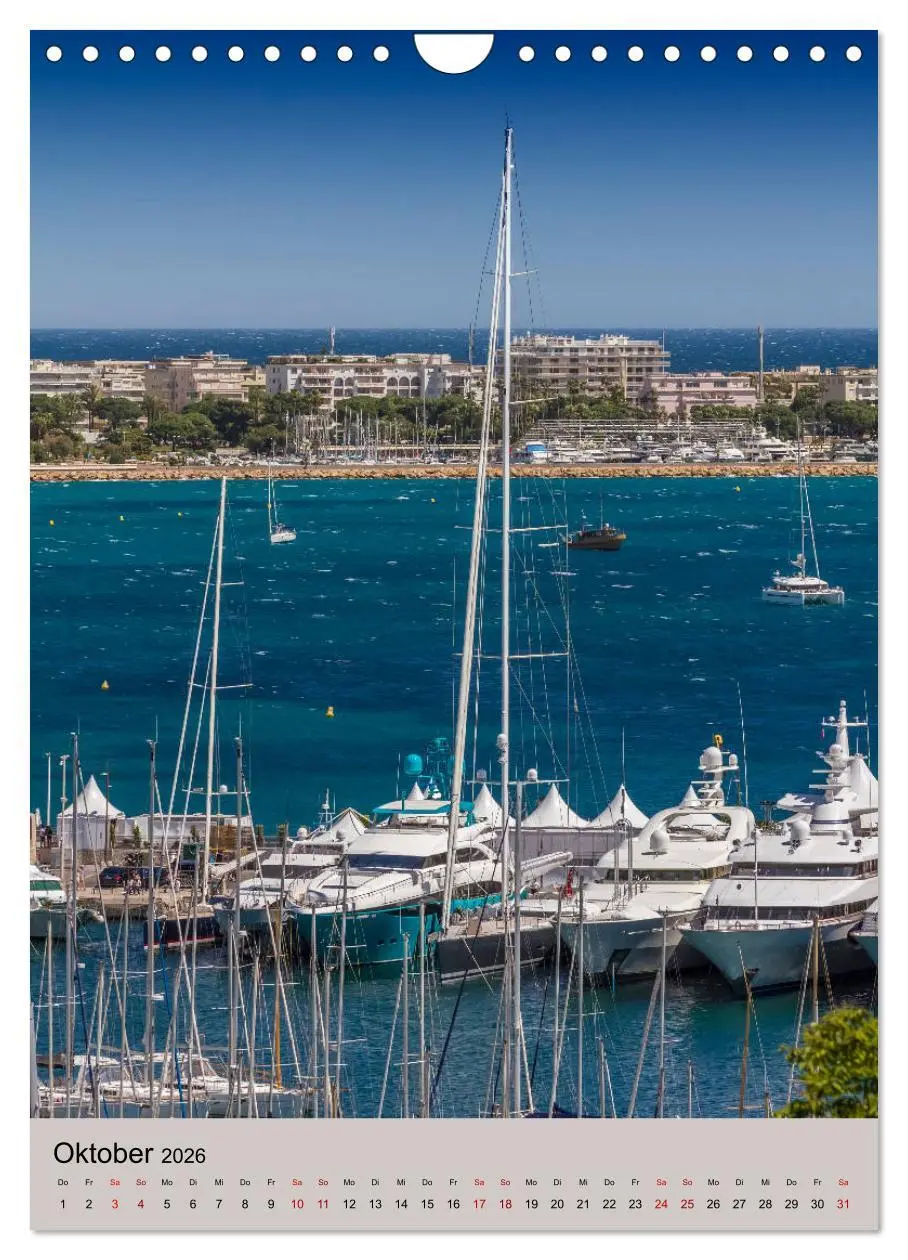 Bild: 9783516422429 | CÔTE D'AZUR Cannes, Monaco und Nizza (Wandkalender 2026 DIN A4...
