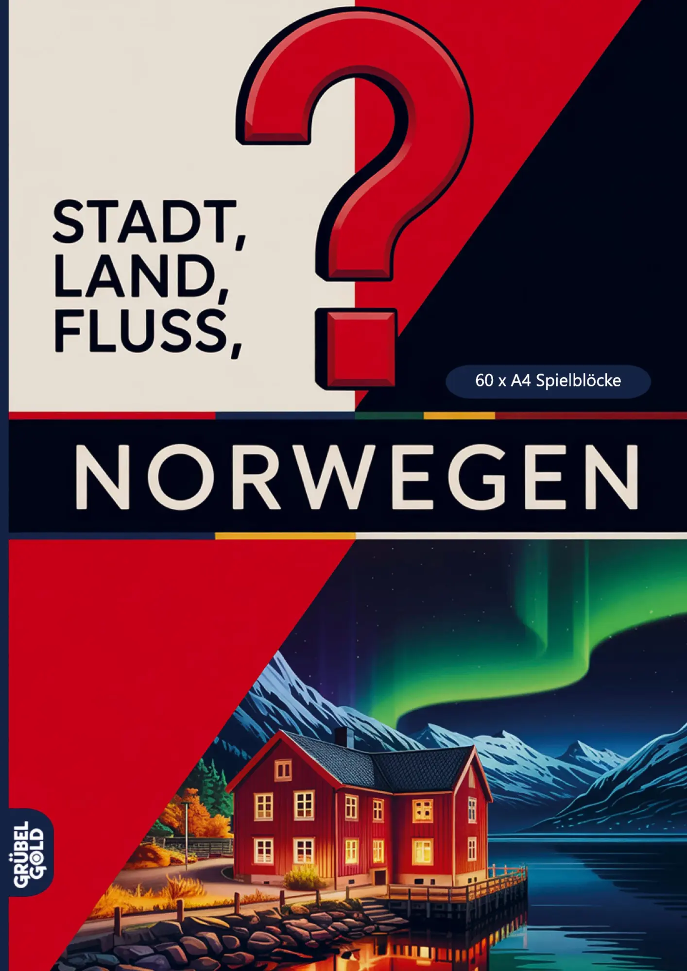 Cover: 9783693192429 | Stadt, Land, Fluss, Norwegen | Grübelgold Rätselhefte | Taschenbuch