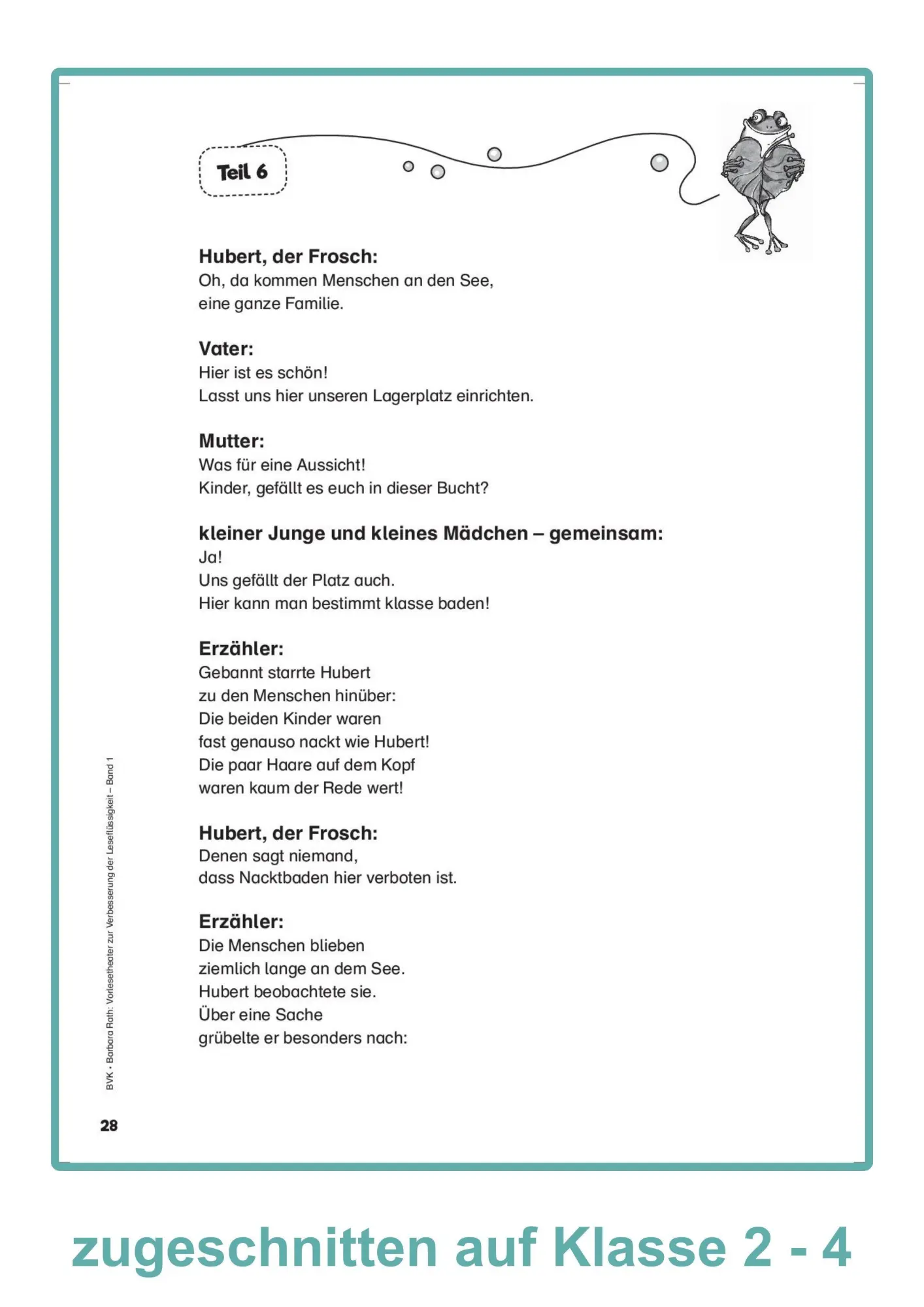 Bild: 9783965202429 | Vorlesetheater Band 1 | zur Verbesserung der Leseflüssigkeit | Rath