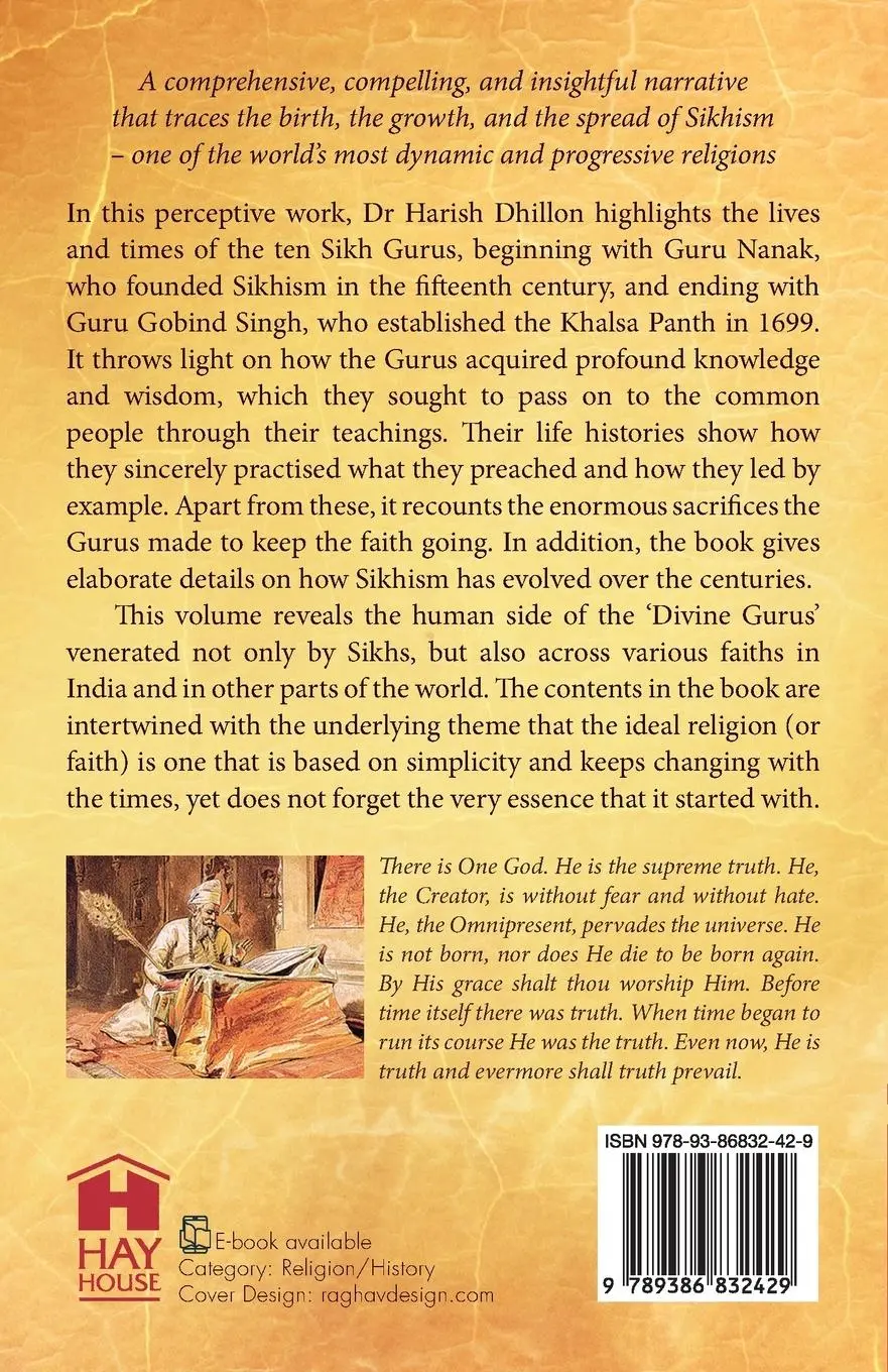Rückseite: 9789386832429 | The Sikh Gurus | Harish Dhillon | Taschenbuch | Englisch | 2024
