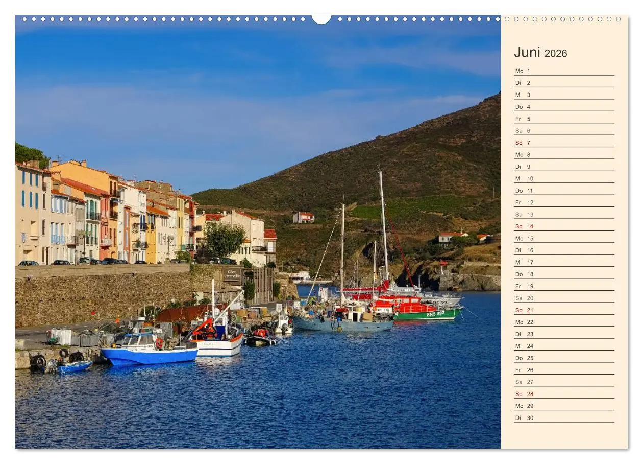 Bild: 9783457872529 | Cote Vermeille - Wo die Pyrenäen das Meer küssen (Wandkalender 2026...