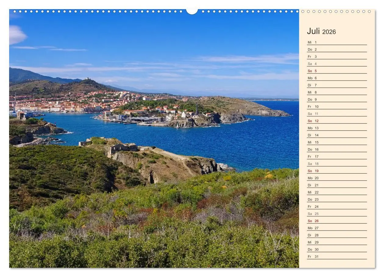 Bild: 9783457872529 | Cote Vermeille - Wo die Pyrenäen das Meer küssen (Wandkalender 2026...