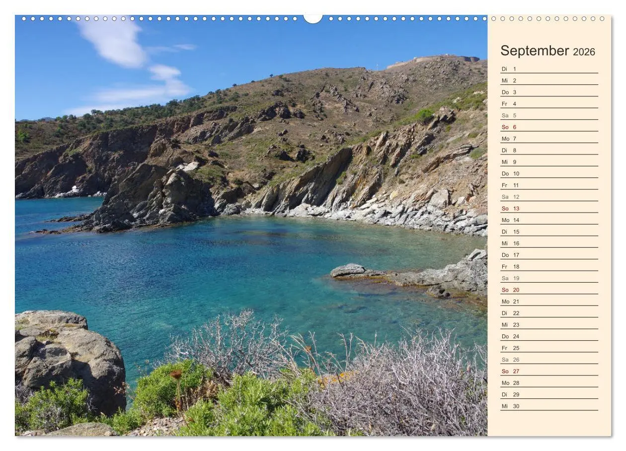 Bild: 9783457872529 | Cote Vermeille - Wo die Pyrenäen das Meer küssen (Wandkalender 2026...