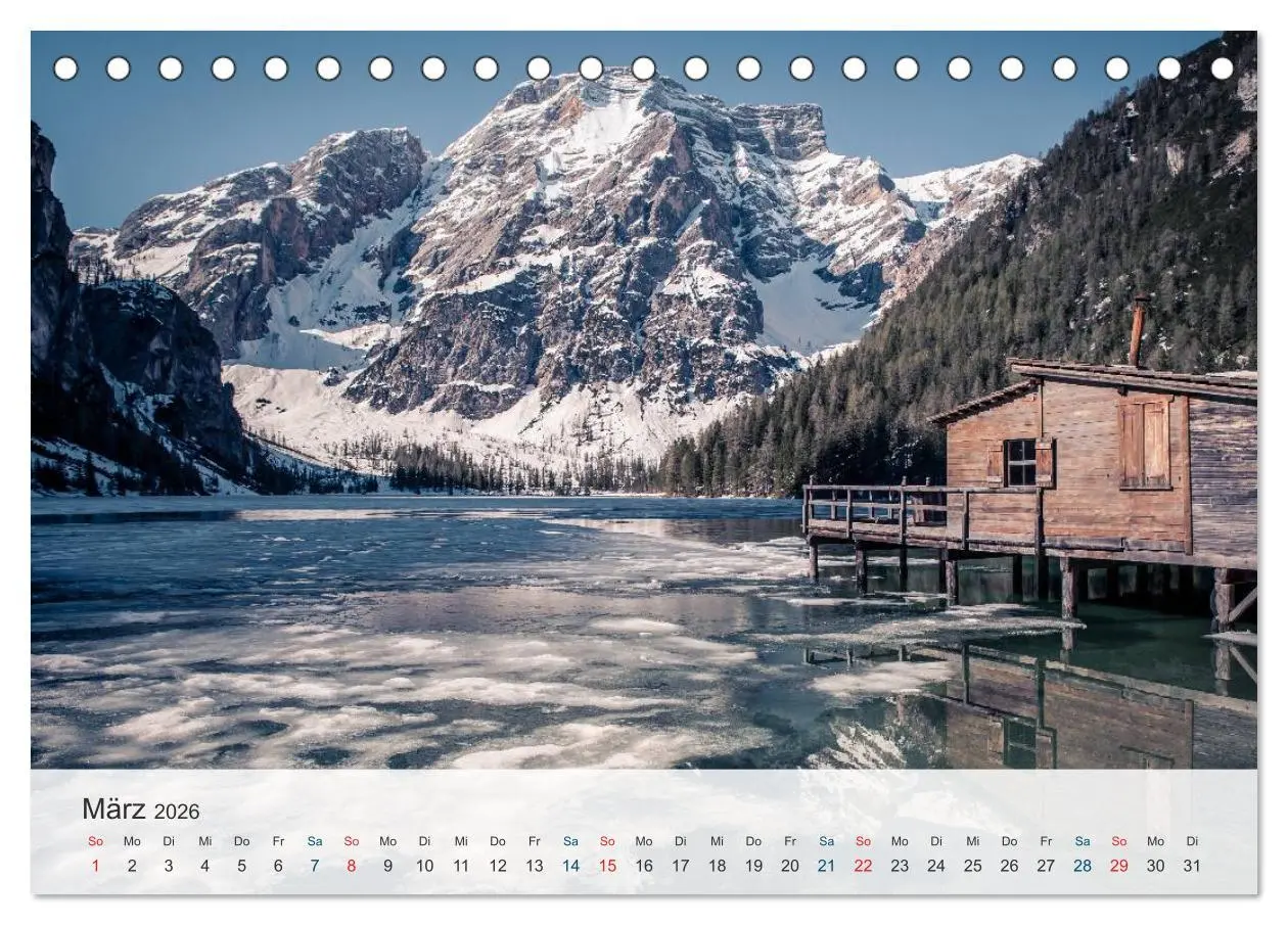 Bild: 9783516032529 | Dolomiten - Rundreise um Drei Zinnen (Tischkalender 2026 DIN A5...