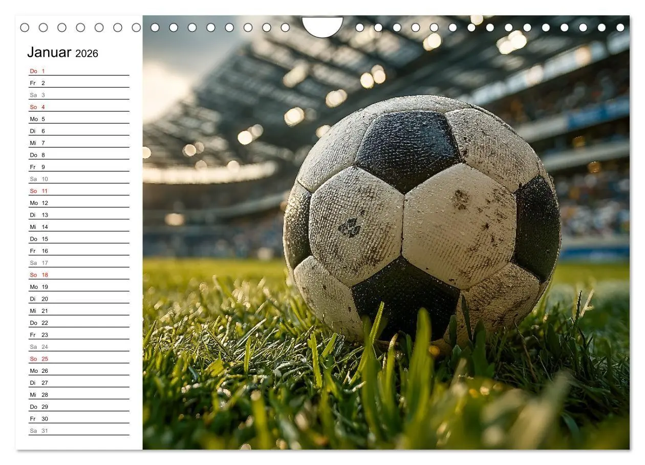 Bild: 9783516722529 | Fußball Kalender - Das Spiel unseres Lebens (Wandkalender 2026 DIN...