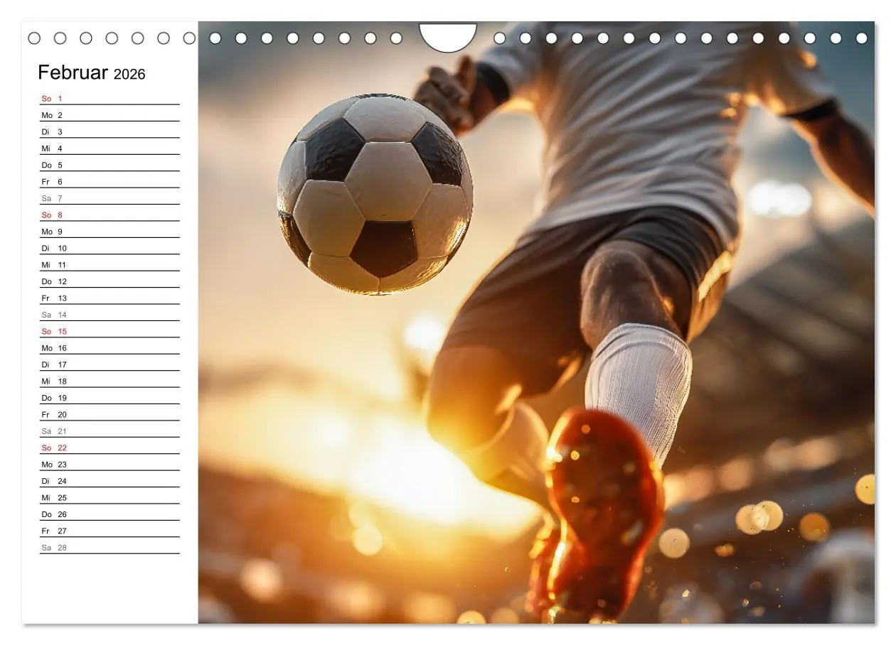 Bild: 9783516722529 | Fußball Kalender - Das Spiel unseres Lebens (Wandkalender 2026 DIN...