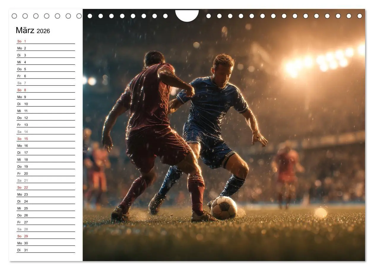 Bild: 9783516722529 | Fußball Kalender - Das Spiel unseres Lebens (Wandkalender 2026 DIN...