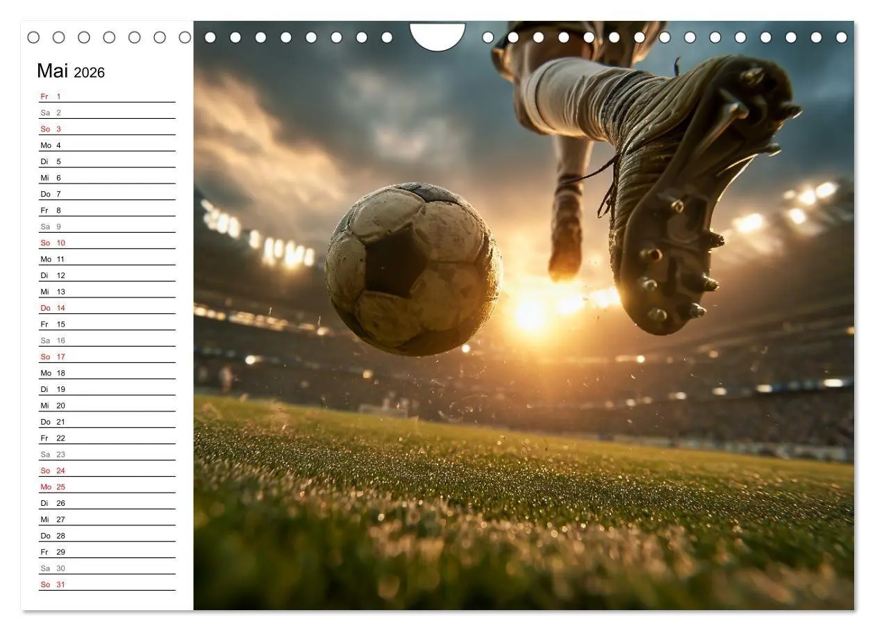 Bild: 9783516722529 | Fußball Kalender - Das Spiel unseres Lebens (Wandkalender 2026 DIN...