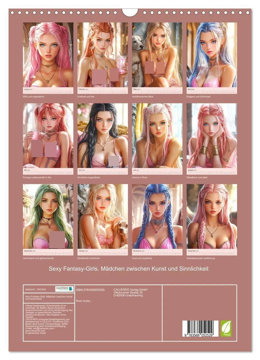 Bild: 9783569052529 | Sexy Fantasy-Girls. Mädchen zwischen Kunst und Sinnlichkeit...
