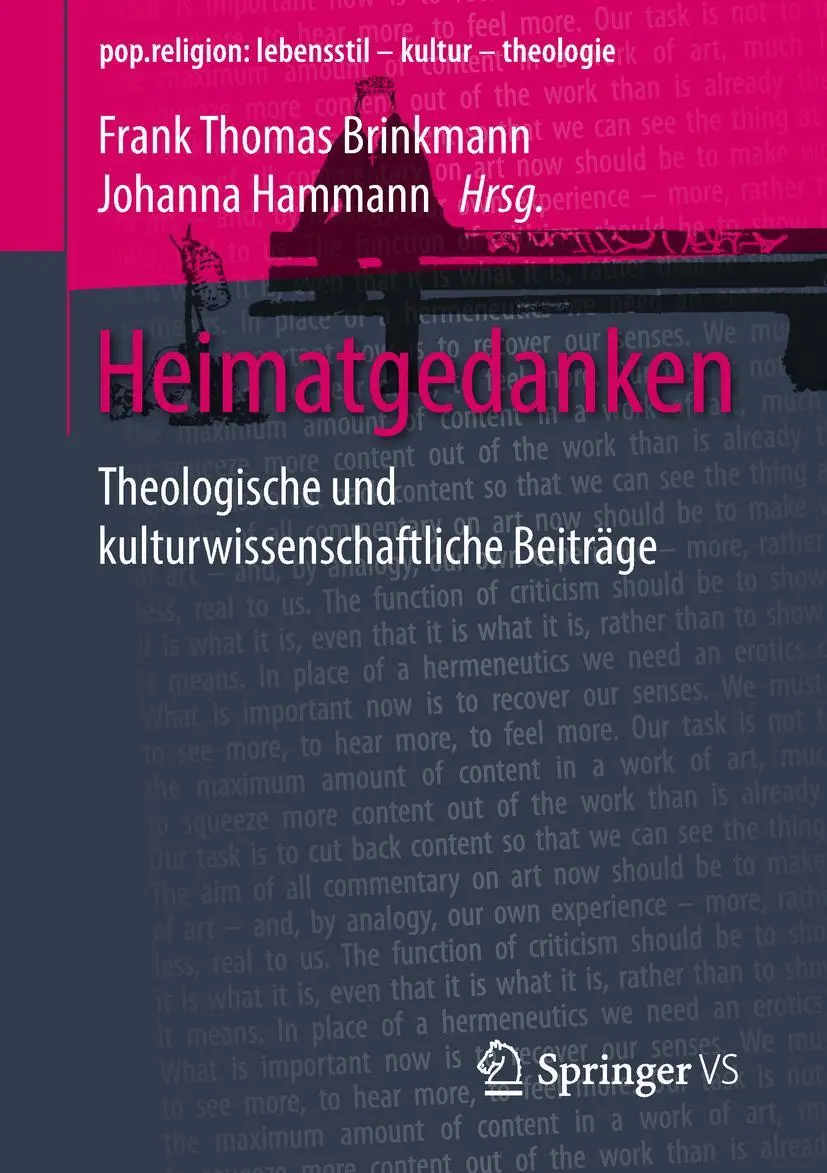 Cover: 9783658222529 | Heimatgedanken | Theologische und kulturwissenschaftliche Beiträge