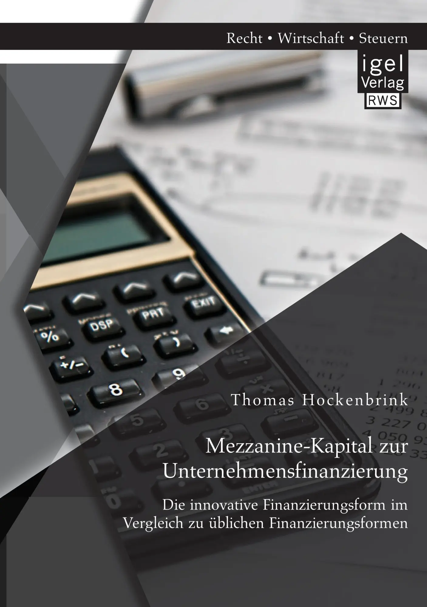 Cover: 9783954852529 | Mezzanine-Kapital zur Unternehmensfinanzierung: Die innovative...