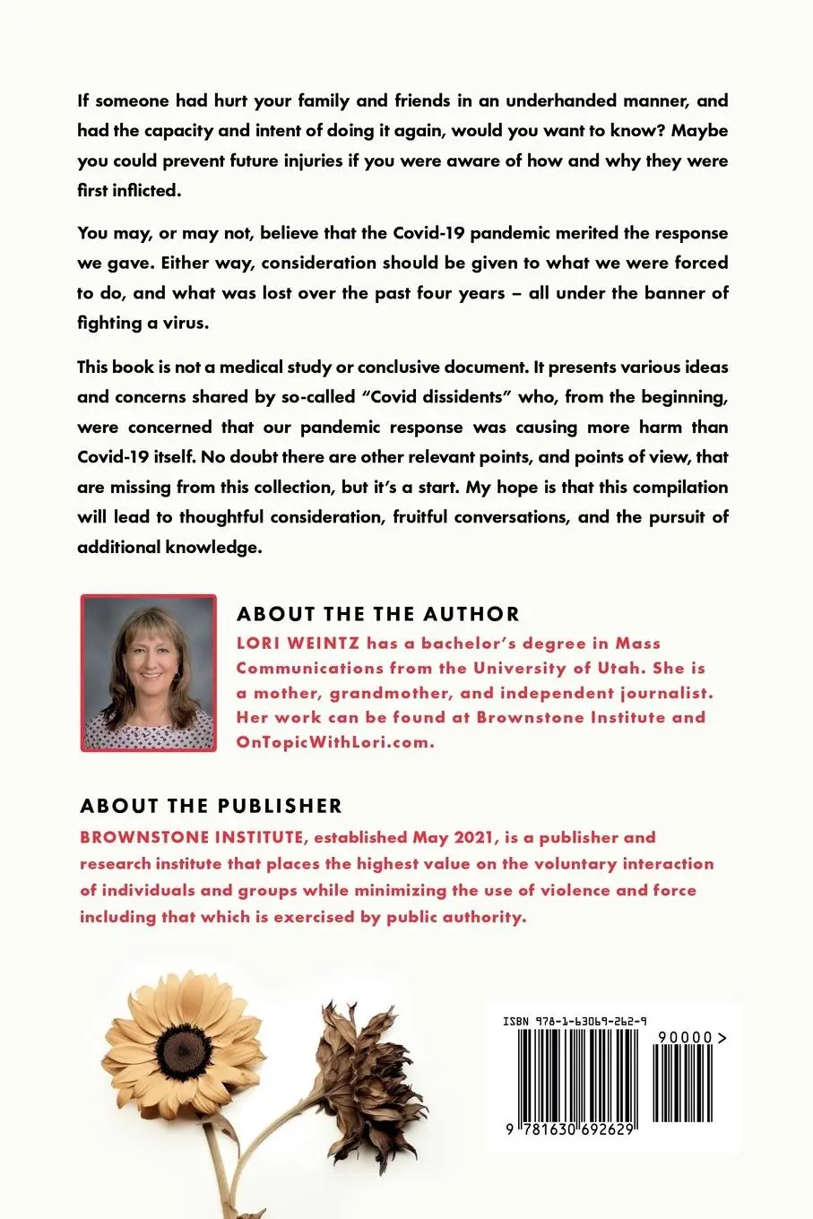 Rückseite: 9781630692629 | Mechnisms of Harm | Medicine in the Time of Covid-19 | Lori Weintz