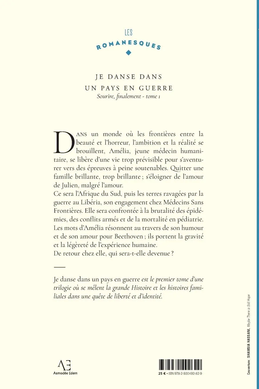 Rückseite: 9782930492629 | Je danse dans un pays en guerre | Johanna Coppé | Taschenbuch | 2024