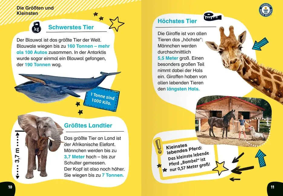 Bild: 9783473462629 | Guinness World Records - Tiere | Buch | 64 S. | Deutsch | 2023