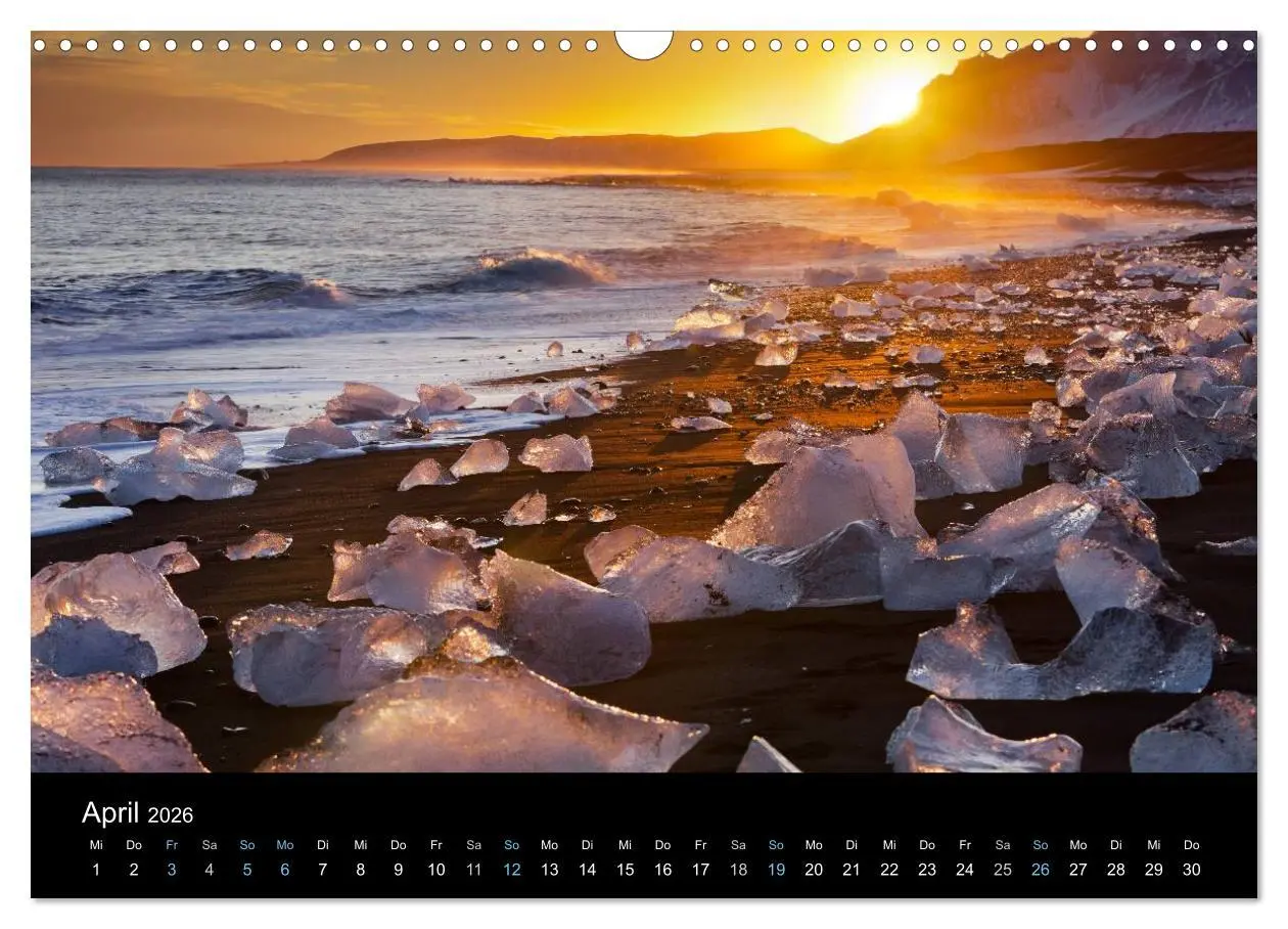 Bild: 9783516022629 | Traumziel Island 2026 (Wandkalender 2026 DIN A3 quer), CALVENDO...