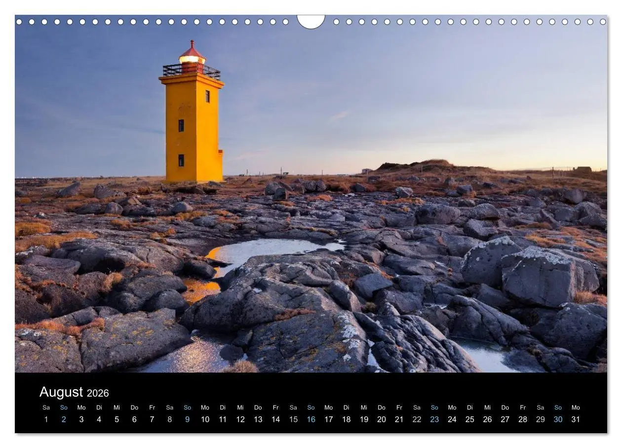 Bild: 9783516022629 | Traumziel Island 2026 (Wandkalender 2026 DIN A3 quer), CALVENDO...