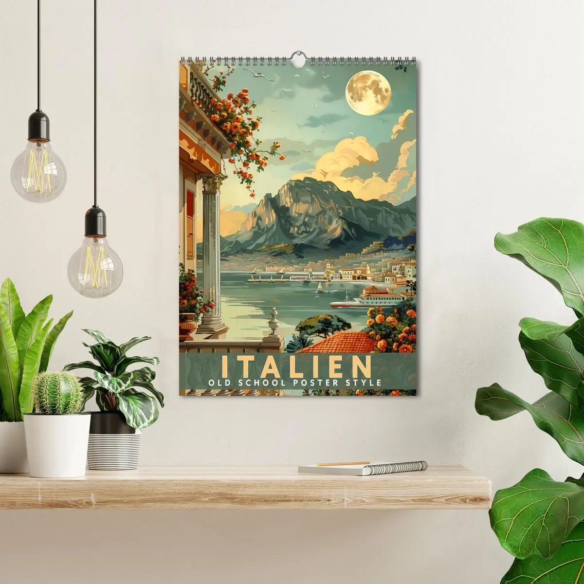 Bild: 9783516262629 | Italien - Old School Poster Style (Wandkalender 2026 DIN A3 hoch),...