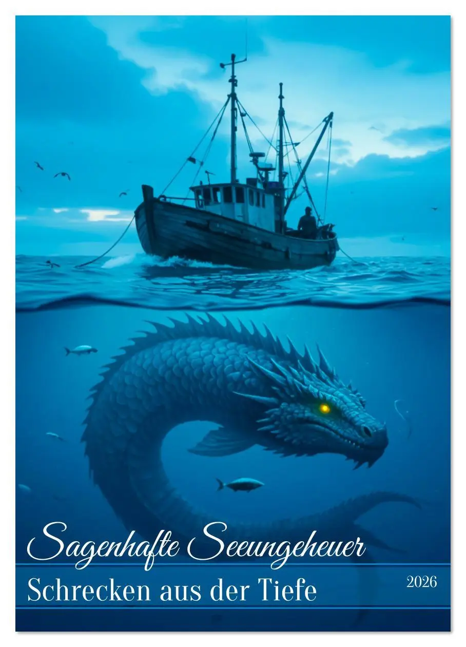 Cover: 9783516642629 | Sagenhafte Seeungeheuer - Schrecken aus der Tiefe (Wandkalender...