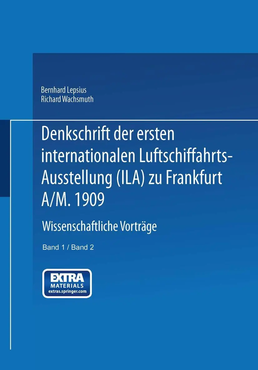 Cover: 9783662002629 | Denkschrift der ersten internationalen Luftschiffahrts-Ausstellung...
