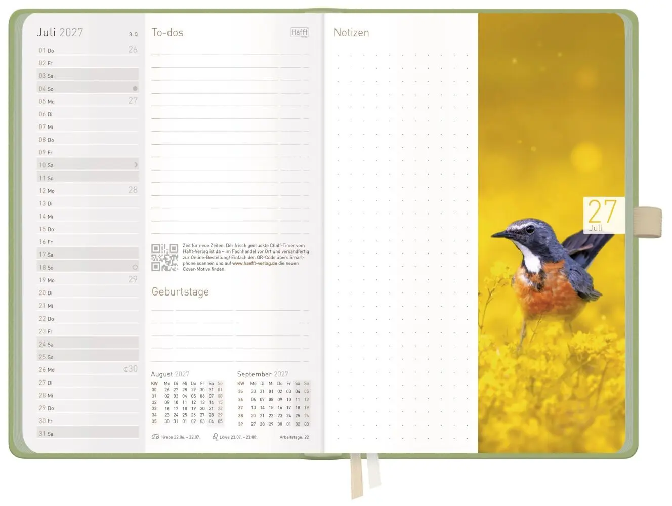 Bild: 4029357112729 | Chäff-Timer Deluxe A5 2027 | Häfft-Verlag GmbH | Kalender | Deutsch