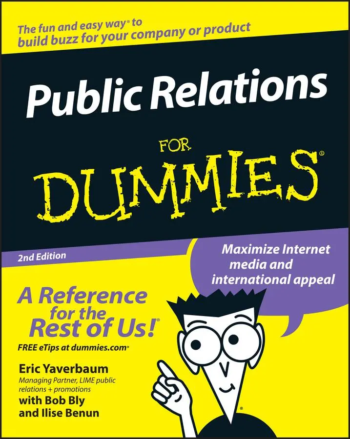 Cover: 9780471772729 | Public Relations For Dummies | Eric Yaverbaum | Taschenbuch | 384 S.