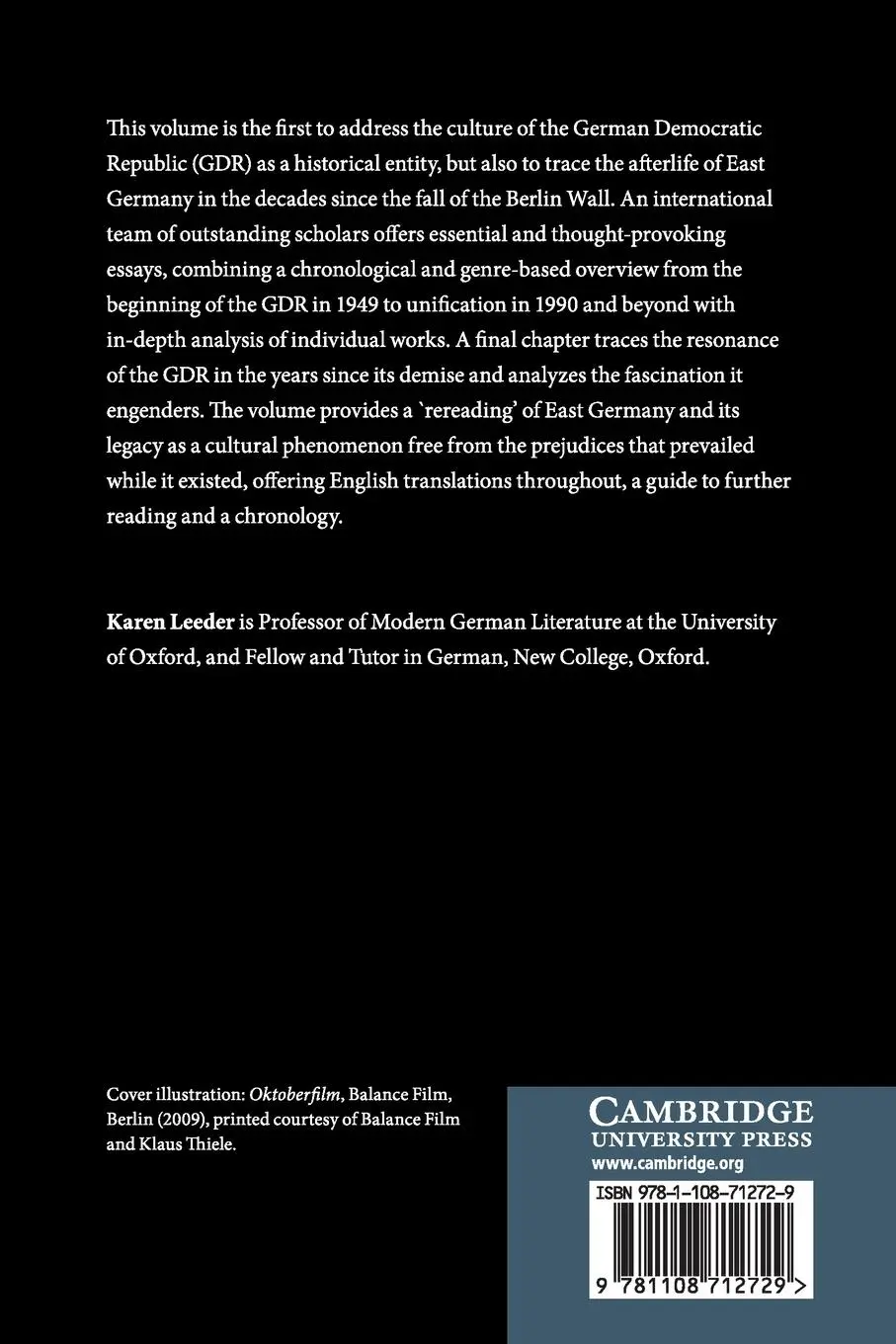 Rückseite: 9781108712729 | Rereading East Germany | Karen Leeder | Taschenbuch | Englisch | 2018
