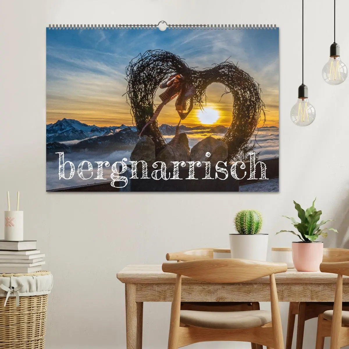 Bild: 9783457542729 | bergnarrisch (Wandkalender 2026 DIN A2 quer), CALVENDO Monatskalender