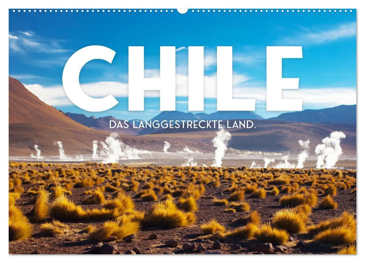 Cover: 9783457612729 | Chile - Das langgestreckte Land. (Wandkalender 2026 DIN A2 quer),...