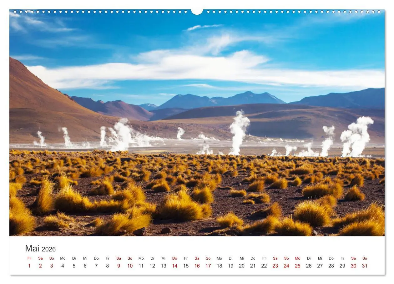 Bild: 9783457612729 | Chile - Das langgestreckte Land. (Wandkalender 2026 DIN A2 quer),...
