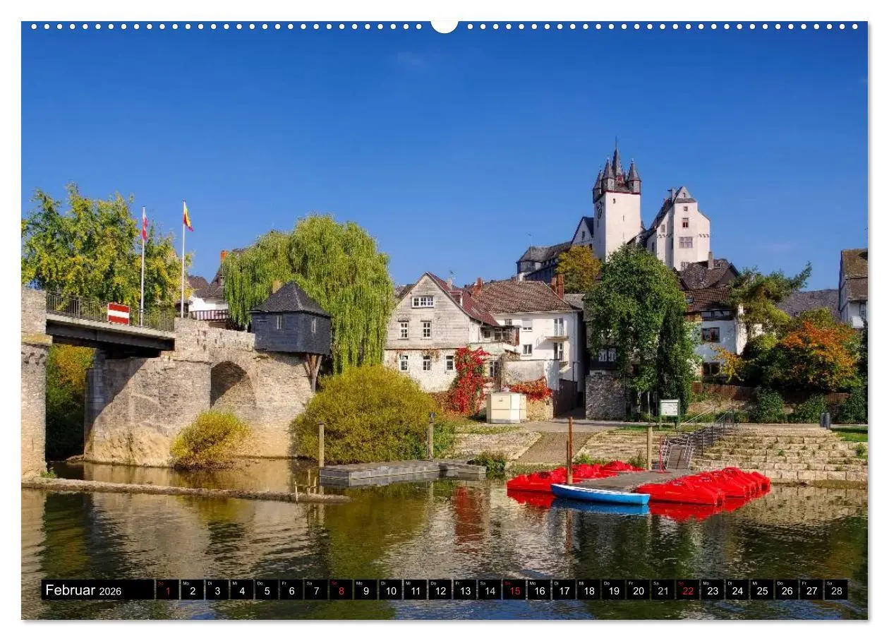 Bild: 9783516012729 | Die Lahn - Zauberhafte Orte rund um Limburg (Wandkalender 2026 DIN...
